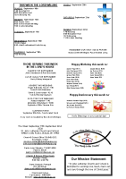 Bulletin 9-15-2024